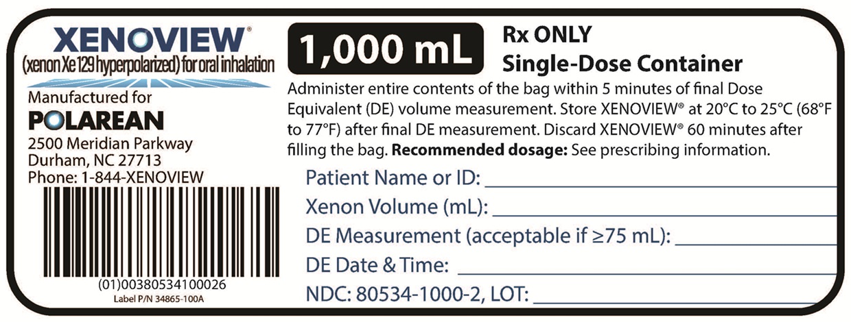 1,00 mL bag label