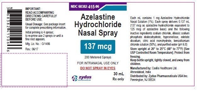 Azelastine Nasal Spray Side Effects