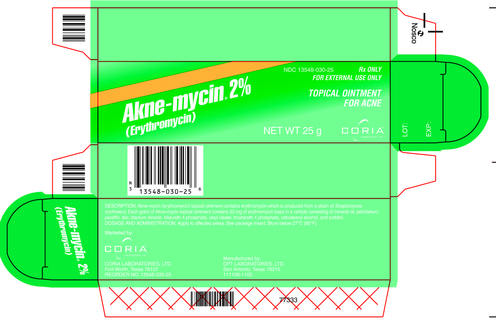 Principal Display Panel - 25 g Tube Carton