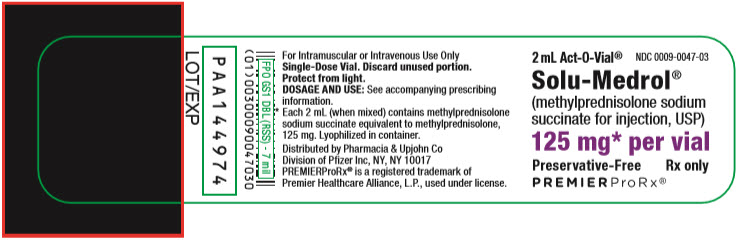 PRINCIPAL DISPLAY PANEL - 125 mg Vial Label