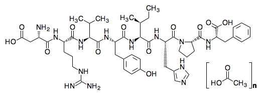 angiotensin-II-chemcial-structure