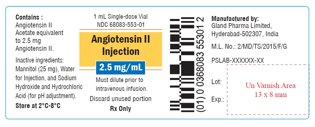 angiotensin-II-container-label
