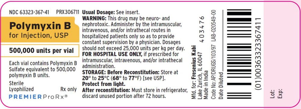 Polymyxin B Injection - FDA prescribing information, side effects and uses