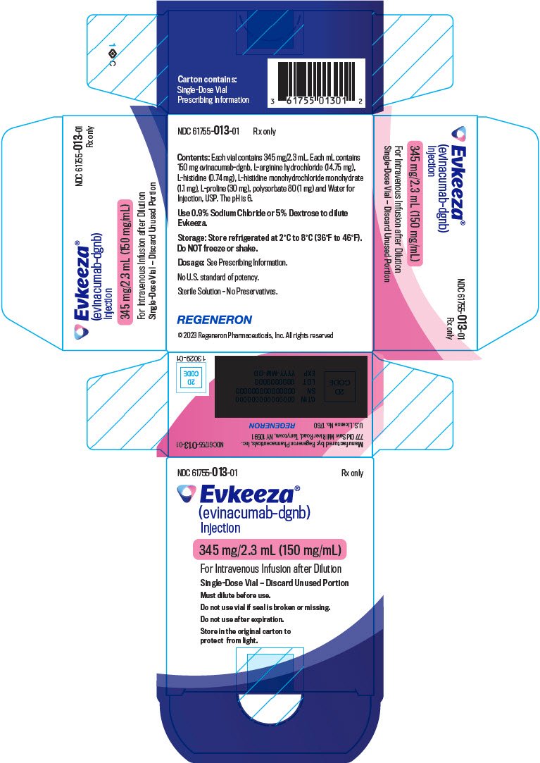 PRINCIPAL DISPLAY PANEL - 345 mg/2.3 mL Vial Carton