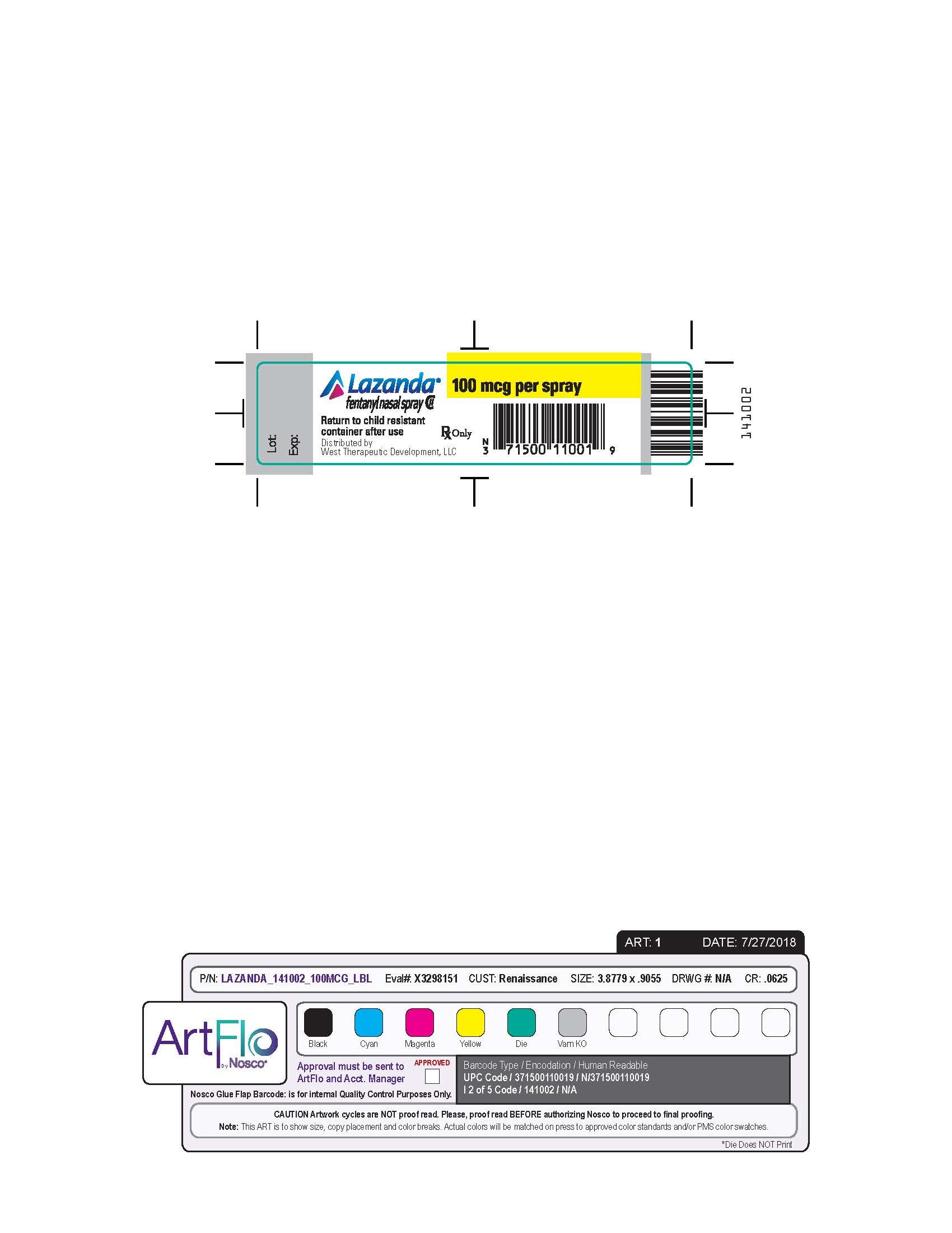 Principal Display Panel - 100 mcg