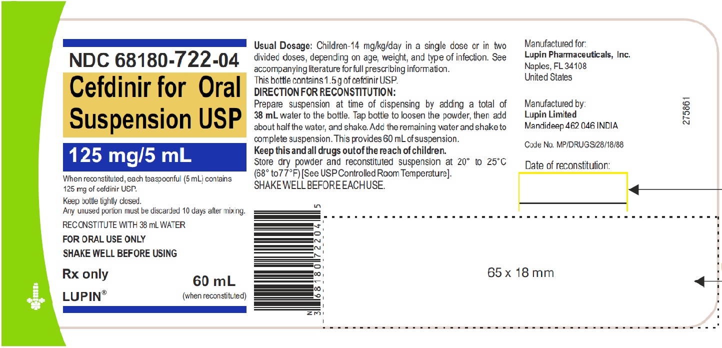Cefdinir FOS 125 mg/mL-60 mL