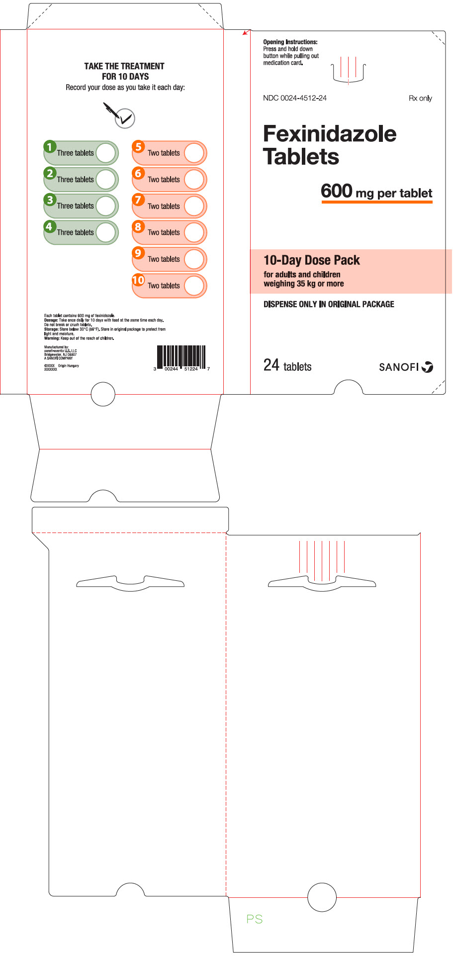 PRINCIPAL DISPLAY PANEL - 600 mg Tablet Dose Pack