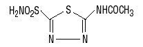 Diamox Sequels Chemical Structure