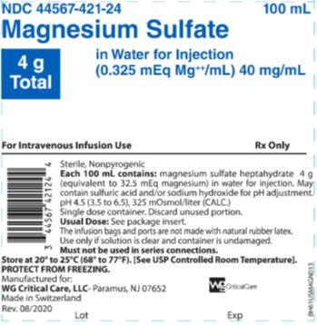 Magnesium Sulfate in WFI 4 g (40 mg/mL) bag image