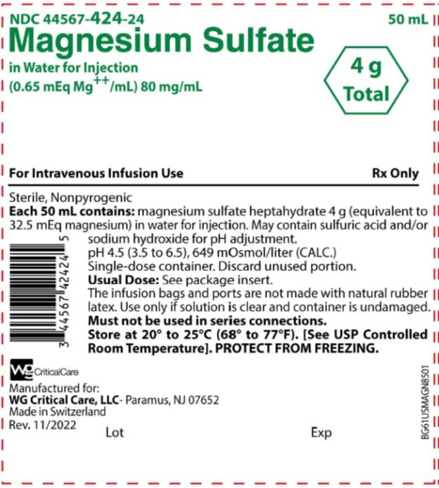 Magnesium Sulfate in WFI 4 g (80 mg/mL) bag image