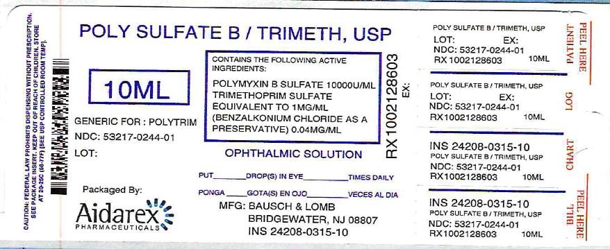 Polymyxin B Sulfate And Trimethoprim
