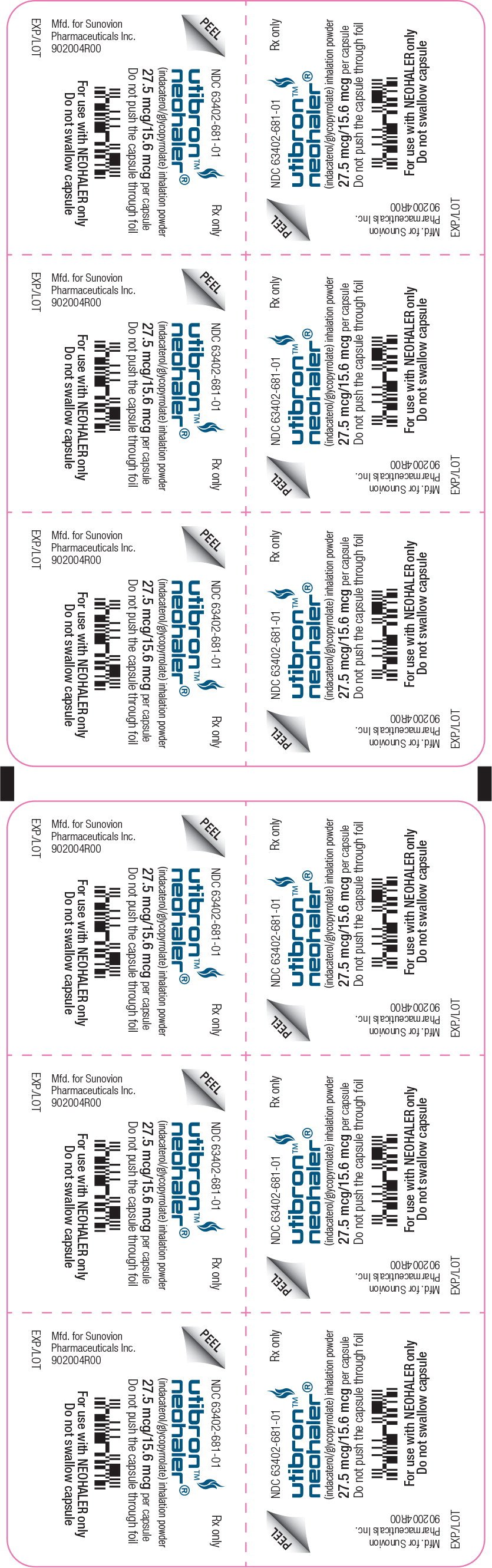 PACKAGE LABEL - PRINCIPAL DISPLAY PANEL – Blisters
