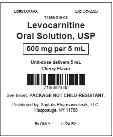 5 mL Cup label