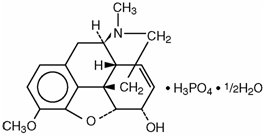 Codeine chemical structure