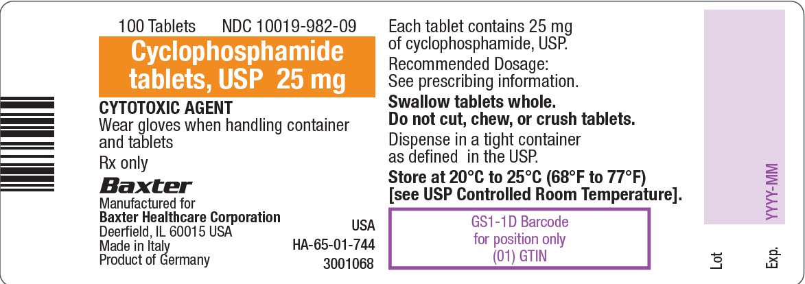 Cyclo Representative Container Label  NDC 10019-982-09