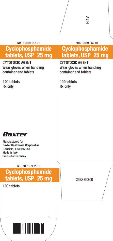 Cyclo Representative Carton Label  NDC 10019-982-01  2 of  2