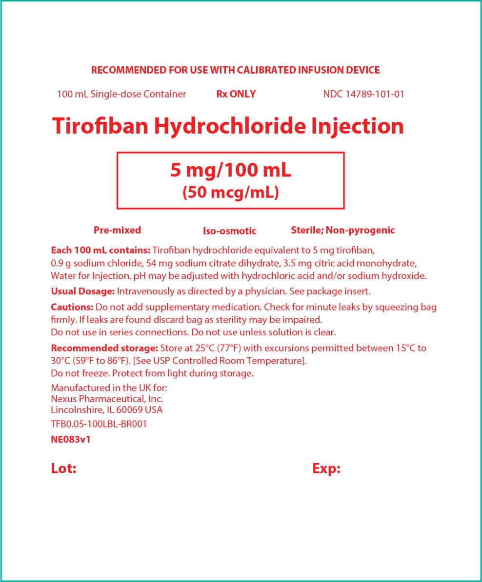 Principal Display Panel – 100 mL Bag Label