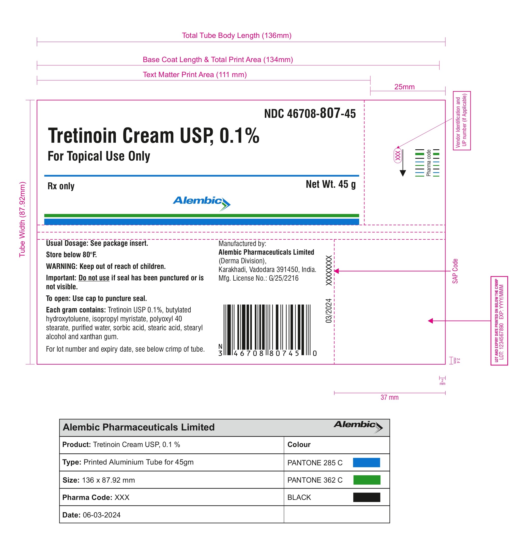 tube label