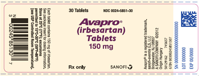 PRINCIPAL DISPLAY PANEL - 150 mg Tablet Bottle Label