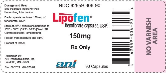 PRINCIPAL DISPLAY PANEL - 150 mg Capsule Bottle Label