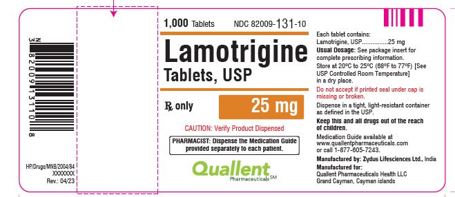 Lamotrigine Tablets USP, 25 mg-1000c