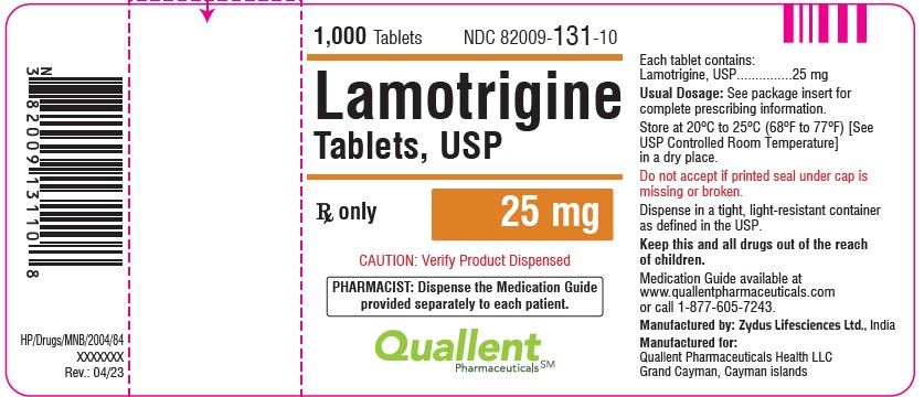 Lamotrigine Tablets USP, 25 mg