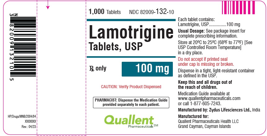 Lamotrigine Tablets USP, 100 mg