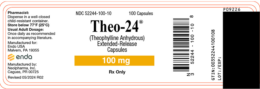 PRINCIPAL DISPLAY PANEL - 100 mg Bottle Label