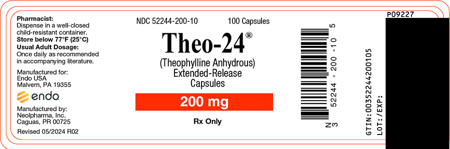 PRINCIPAL DISPLAY PANEL - 200 mg Bottle Label