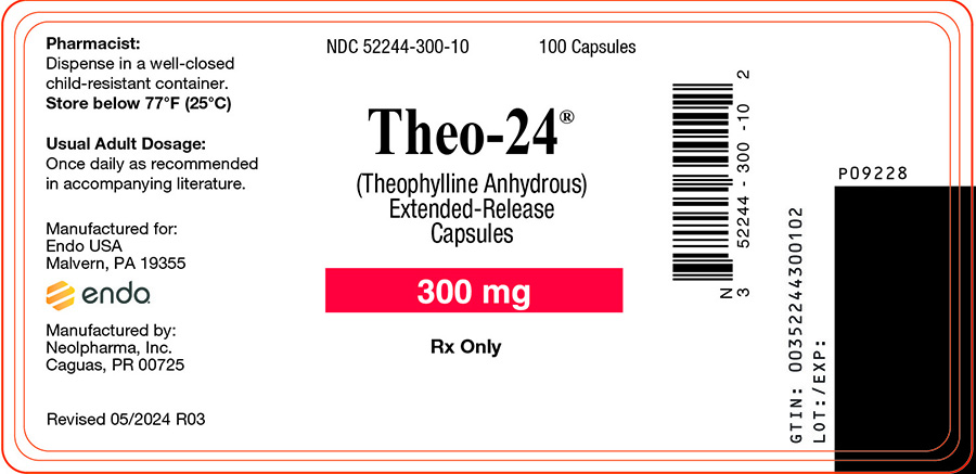 PRINCIPAL DISPLAY PANEL - 300 mg Bottle Label