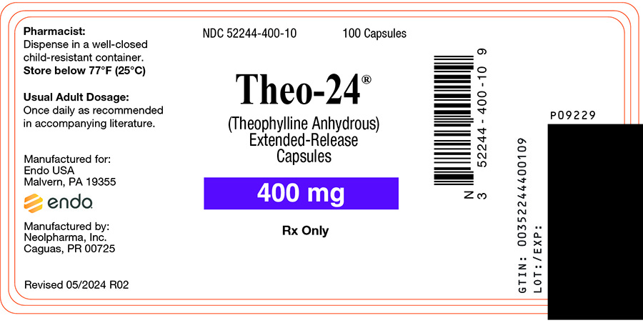 PRINCIPAL DISPLAY PANEL - 400 mg Bottle Label