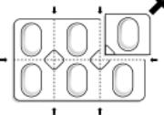 Separate one FORADIL capsule blister by tearing at the pre-cut lines. (Figure C)