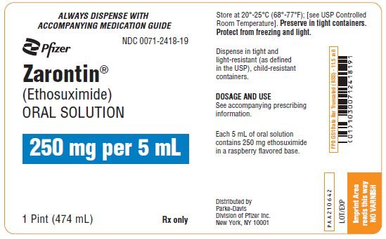 PRINCIPAL DISPLAY PANEL - 474 mL Bottle Label - 2418-19