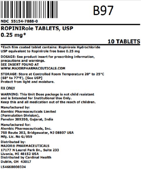 0.25mg* bag label