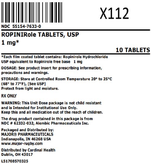 1mg* bag label