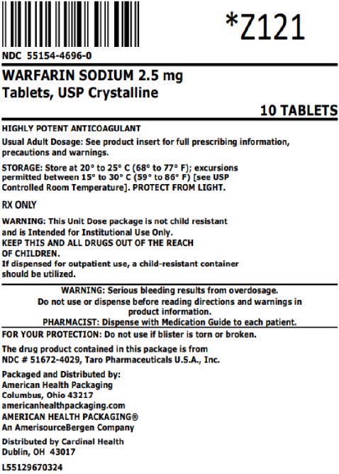 2.5mg bag label