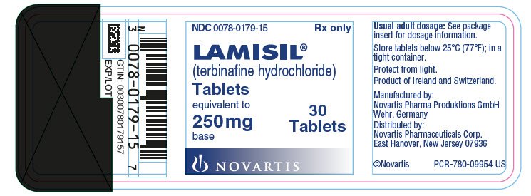 PRINCIPAL DISPLAY PANEL – PACKAGE LABEL – 30 TABLETS - 250 MG.