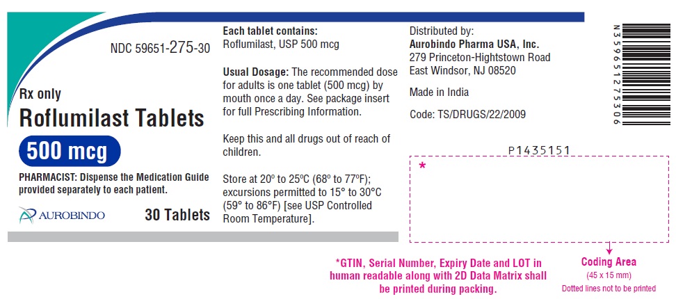 PACKAGE LABEL-PRINCIPAL DISPLAY PANEL - 500 mcg (30 Tablet Bottle)