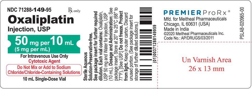 Principal Display Panel - Oxaliplatin Injection, USP 50 mg Vial Label