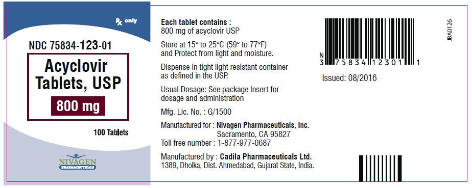 acyclovir tablet dose for cold sores