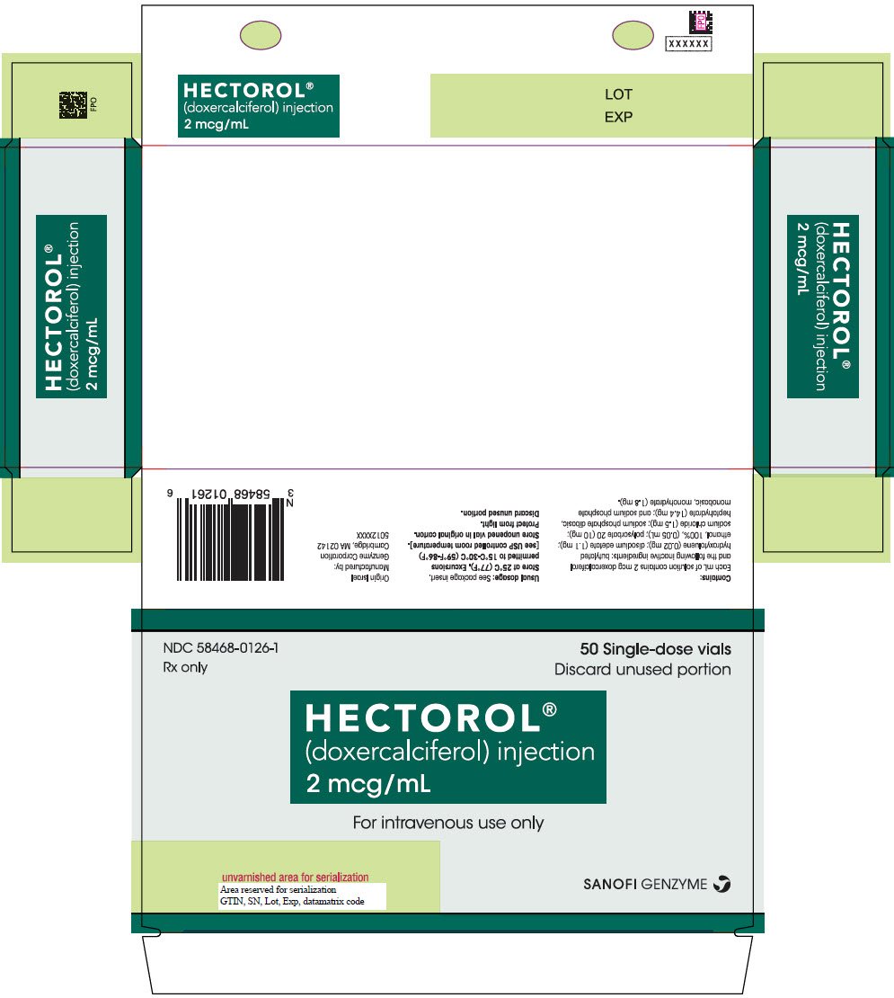 PRINCIPAL DISPLAY PANEL - 2 mcg/mL Vial Carton - 0126