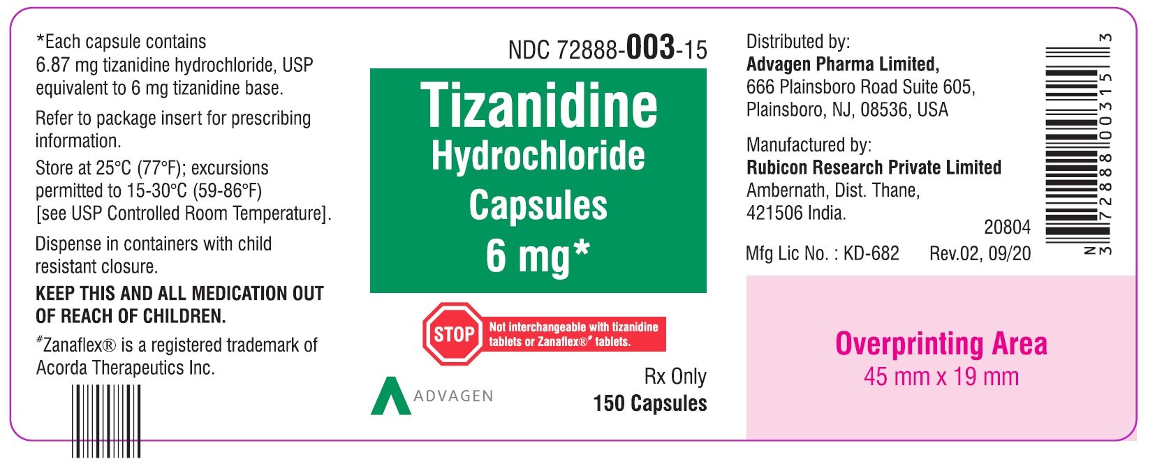 Price for zanaflex