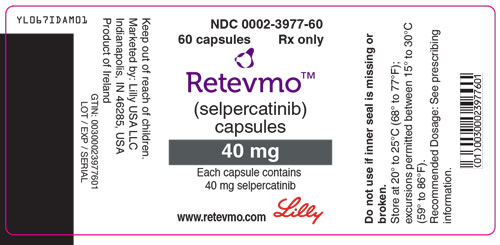 Retevmo  40mg Capsules - 60 Count Bottle