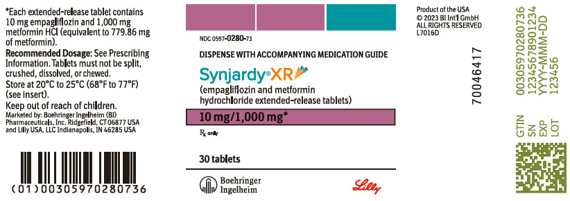 PRINCIPAL DISPLAY PANEL - 10 mg/1000 mg Tablet Bottle Label