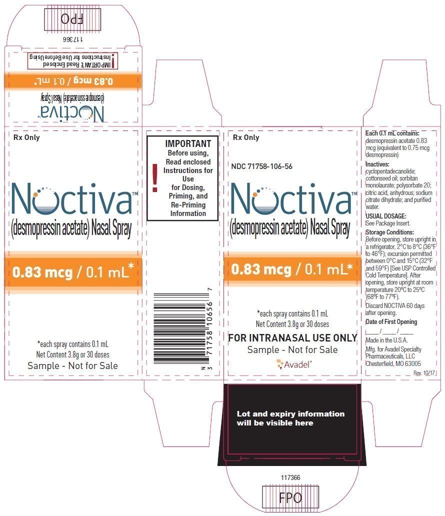 0.83 mcg/0.1 mL 30-ct Carton Label (Professional Sample)