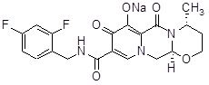 dolutegravir sodium chemical structure 
