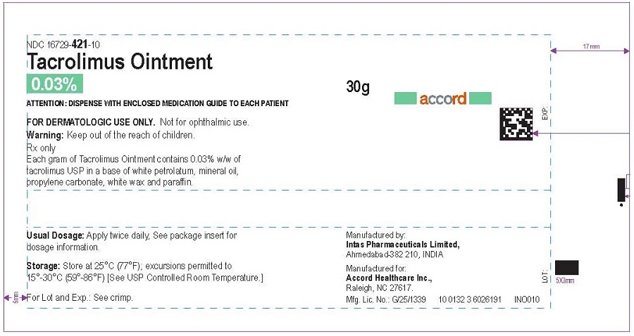 Tacrolimus Ointment-0.03%-30g Foil