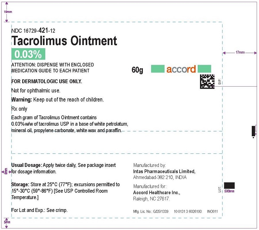 Tacrolimus Ointment-0.03%-60g Foil