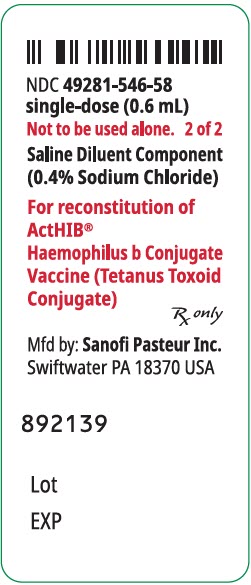 PRINCIPAL DISPLAY PANEL - 0.6 mL Vial Label