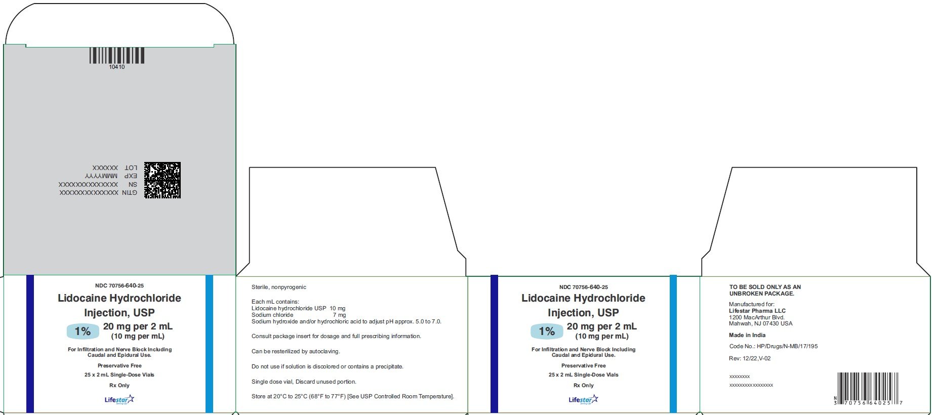 Lidocaine Package Insert